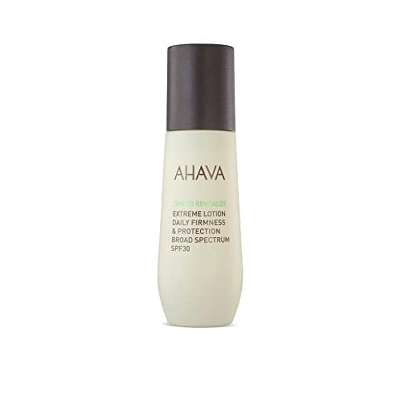 AHAVA Extreme Lotion Daily Firmness & Protection, Broad Spectrum SPF30 - Lightweight, Moisturizing, All-Day Hydration & UVA/B Protection, Enriched with Osmoter, Goji Berry & Iceland Moss, 1.7 Fl.Oz