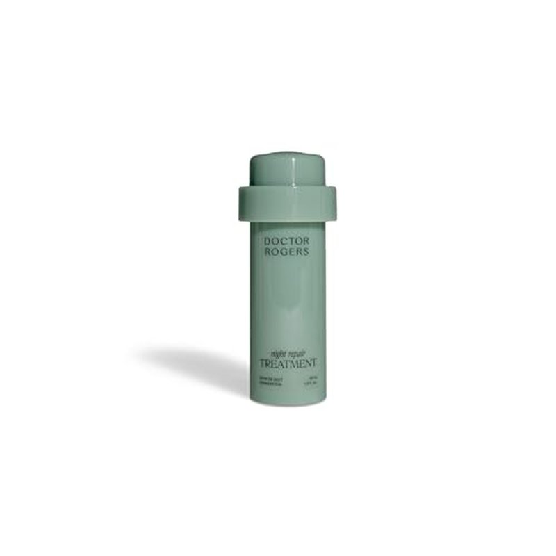Doctor Rogers Night Repair Treatment REFILL. Restoring & Hydrating Anti-Aging Face Serum with Glycolic Acid, 1 Ounce (30 ml)