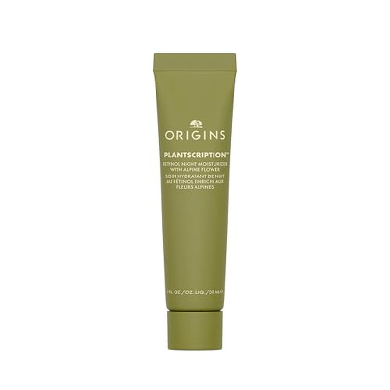 Origins Plantscription Retinol Night Moisturizer | Visibly Diminishes Lines, Pores & Uneven Skin Tone | With Peptide & Retinol, 1 Fl Oz
