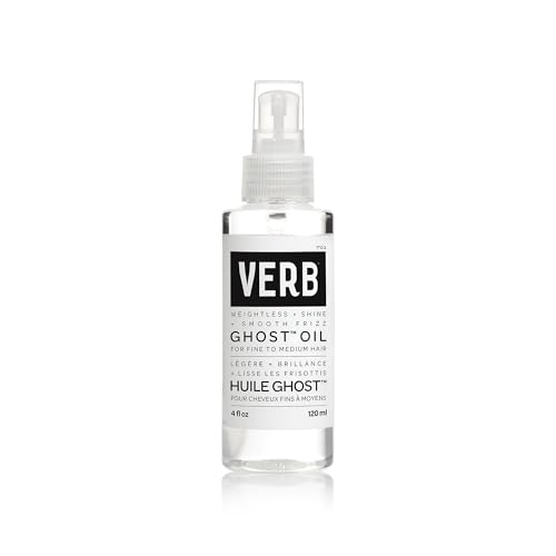 VERB Ghost Oil - Weightless Hair Oil for Fine to Medium Hair - Smooths Frizz, Adds Shine - No Parabens, Gluten or Harmful Sulfates