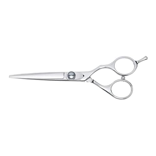 Cricket S2 Elite Series Shears 600 Professional Hair Cutting Scissors - 6-Inch Barber & Stylist Hair Scissors with Convex Edge Blades, Durable Swedish Steel, Leaf Spring Tension, Hand-Polished Finish