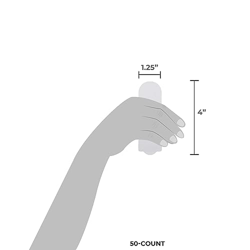 ForPro Professional Collection Stainless Steel Pedi File Refill, 180 Grit, White, EZ-Strip Peel Pedicure Refill Pads, 1.25¡± W x 4¡± L, 50-Count