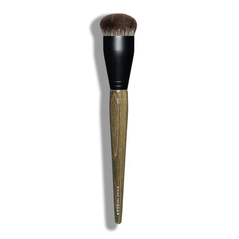 Rose and Ben Beauty C43 Cream Sculpting Brush | Precision Buffing for Cream & Liquid Makeup | Seamless Blending & Sculpting | Cruelty-Free Fibers