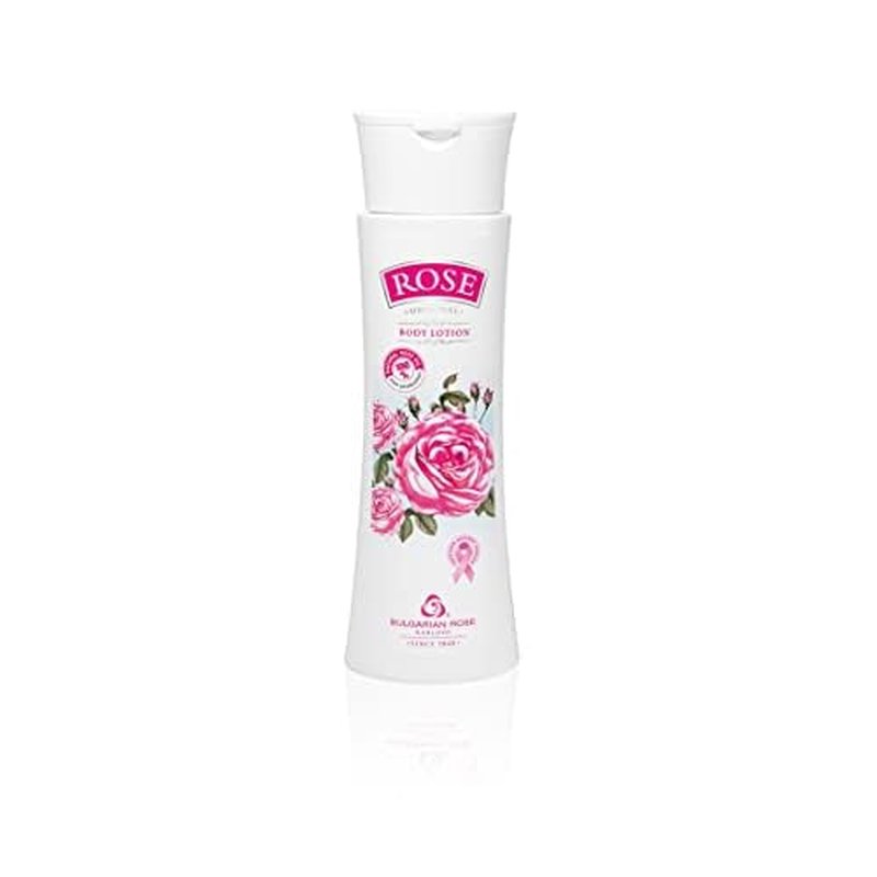 Bulgarian Rose Body Lotion with Natural Rose Oil for Moisturizing and Rejuvenating the Skin,Hydrating Daily Body Lotion for Soft, Smooth Skin, Paraben Free
