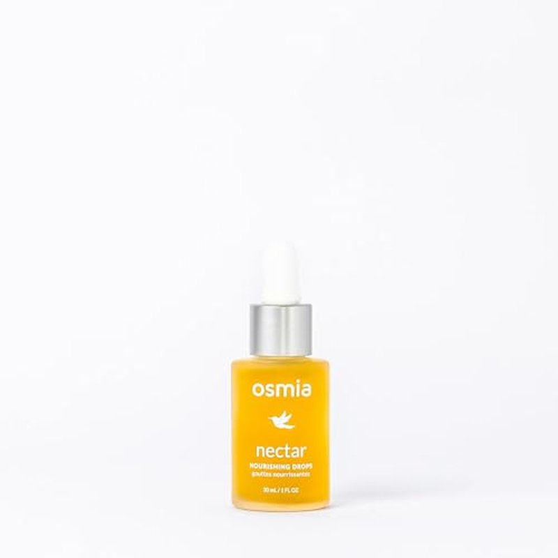 Osmia Skincare - Natural Nectar Nourishing Drops | Pumpkin, Prickly Pear, Rosehip Seed, + Safflower Oils | Fortify, Soften, Soothe | Clean Beauty For Healthy Skin (1 fl oz | 30 ml)