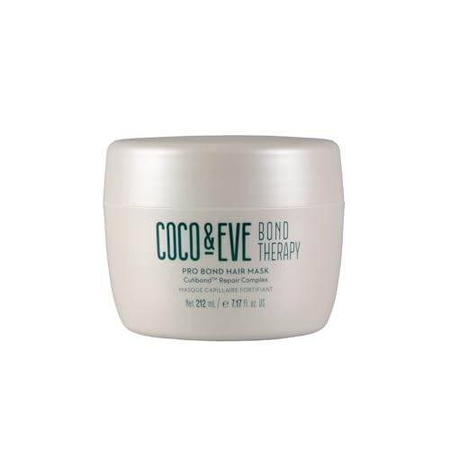 Coco & Eve Bond Therapy Pro Bond Hair Mask. Strengthening Bond-Building Treatment with Cutibond¢â Repair Complex. Nourishes, Hydrates, Reduces Breakage for Damaged Chemically Treated Hair (7.17 fl oz)