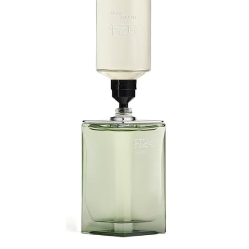 Hermes H24 Herbes Vives Eau De Parfum Rechargeable Spray for Men, 3.4 Ounce