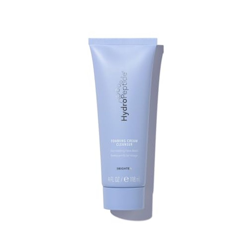HydroPeptide Foaming Cream Cleanser, Illuminating Fortifying Peptide Face Wash, 4.7 ounce