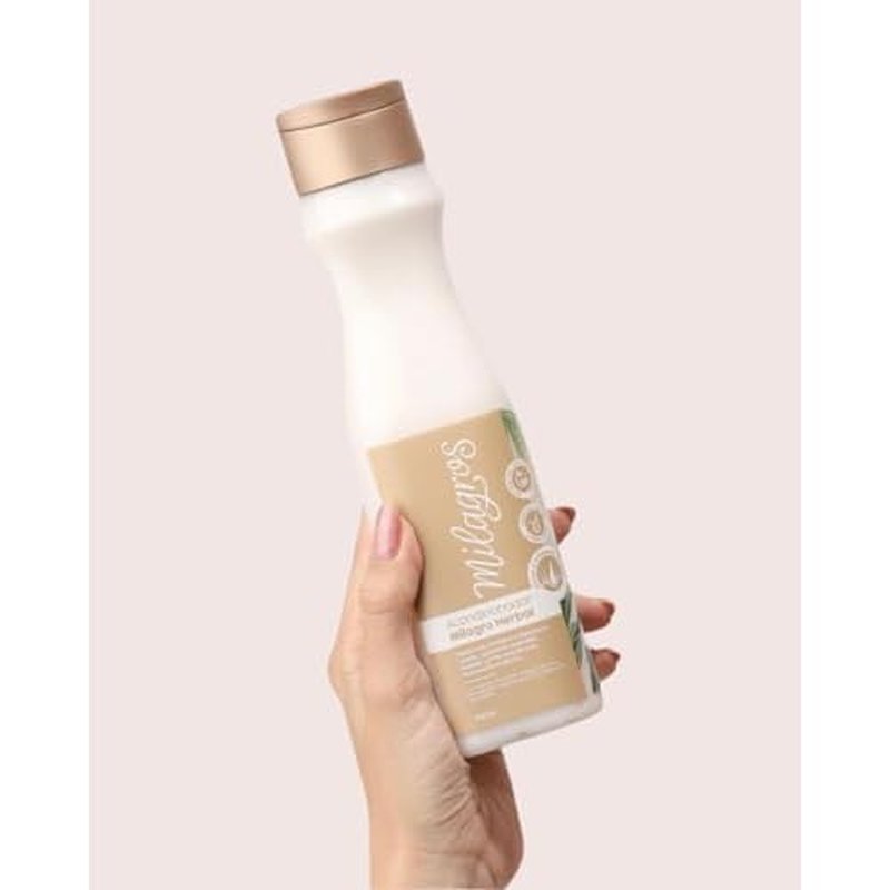 Milagros Shampoo y Acondicionador Herbal - Romero, Jengibre y Arroz 100% natural | Combate caida del cabello y promueve su crecimiento.
