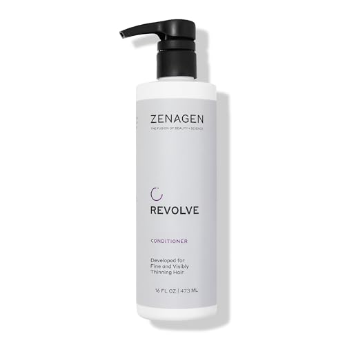 ZENAGEN Revolve Conditioner (Unisex) | Supports Scalp Health & Appearance of Fuller, Healthier Hair, Developed for Fine & Visibly Thinning Hair, Plant-Based, Color-Safe, Vegan