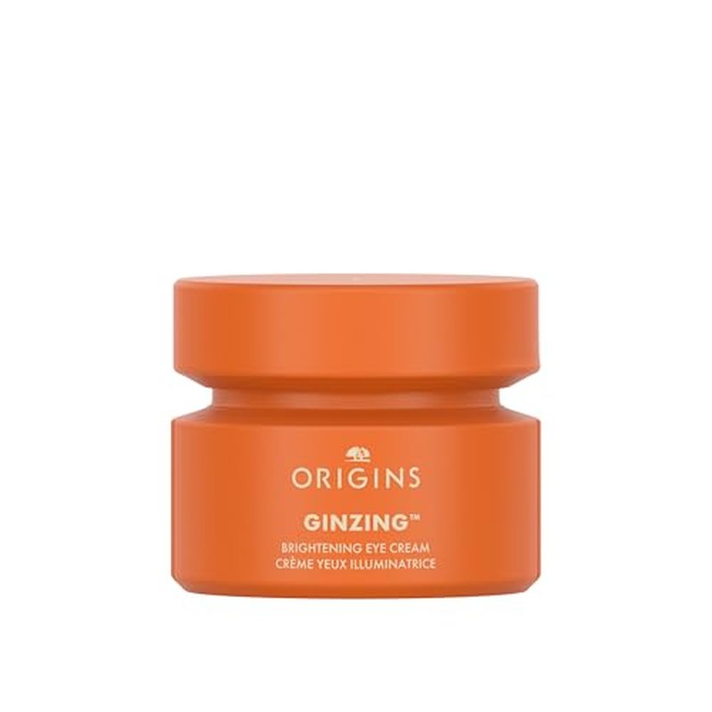 Origins GinZing Brightening Eye Cream with Vitamin C & Niacinamide| Visibly Reduces Dark Circles, 0.5 Fl Oz