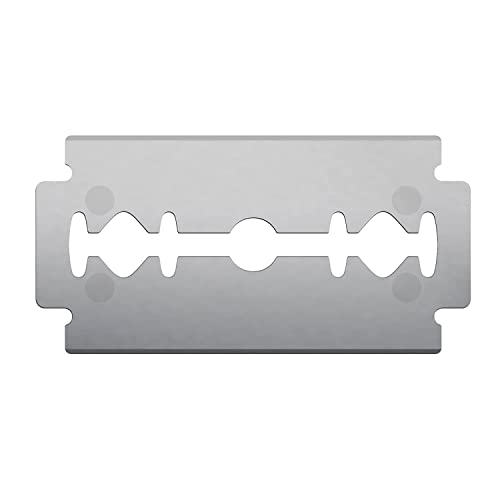 VIKINGS BLADE Double Edge Safety Razor Blades, 50x Blades, Swedish Steel + Platinum Coated, Replacement Razor Blades & Refills (Mild & Gentle)