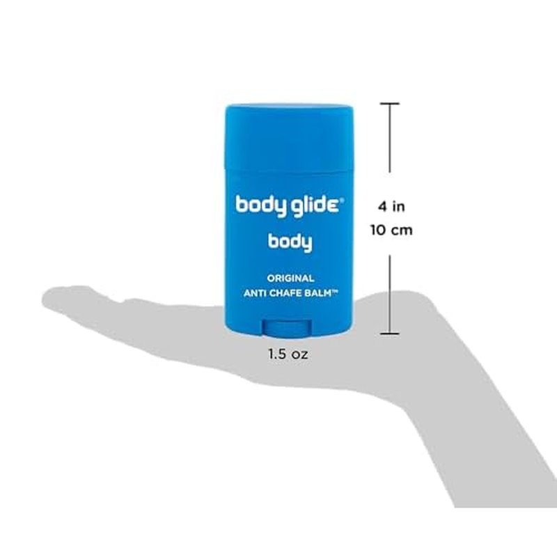 Body Glide Original Anti Chafe Balm | No Chafing Stick | Prevent Arm, Chest, Butt, Thigh, Ball Chafing & Irritation | Trusted Skin Protection Since 1996 |1.5oz