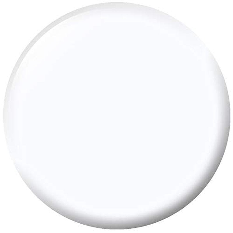 Durilaq Gel Effect Lacquer - Pure White Opaque Nail Polish | Long-Lasting Glossy Finish, 0.61 Fl Oz