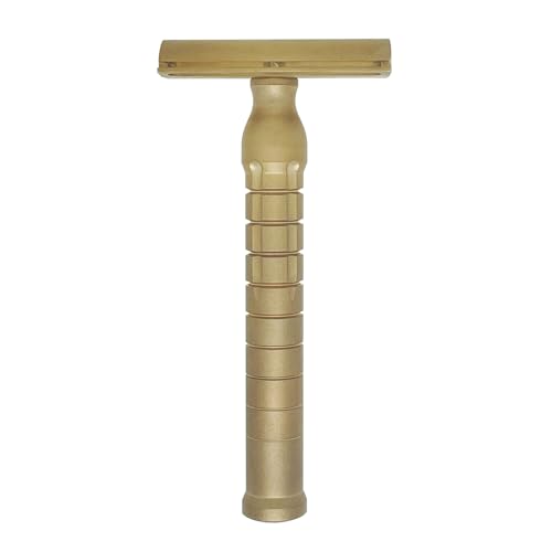 The Goodfellas¡¯ Smile Bayonetta CNC?Machined 100?% Brass Double?Edge Safety Razor ? Precision Comfort Shave Design, Sand?Blasted Satin Finish, Crafted in Italy