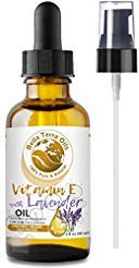 Bella Terra Oils - Organic Vitamin E Oil with Lavender 2oz - Your Route to Radiant Skin with Organic Wheat Germ Extracted D-Alpha Tocopherol, and Calming Lavender