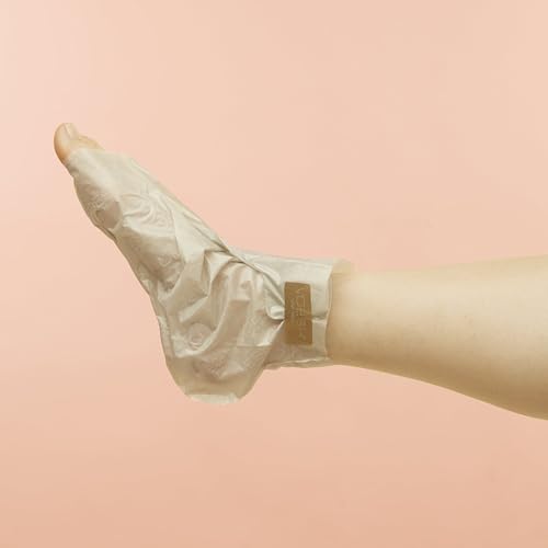 VOESH Collagen Socks, Collagen Socks for Dry Feet, Cracked Heel Repair, Moisturizing Socks, Spa Pedicure Treatment, Spa Socks, Foot Peel Masks, Vegan