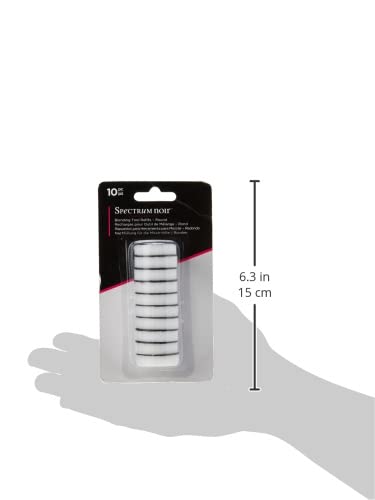 Spectrum Noir Blending Refills-Round 10PC Mixed Media Tool, White