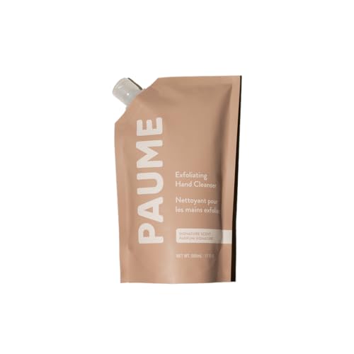 PAUME Exfoliating Hand Cleanser, Silicon Free, Paraben Free, Vegan, Exfoliating Soap with Essential Oils, Hydrating Hand Soap for Gentle Cleanse (17 Fl Oz)