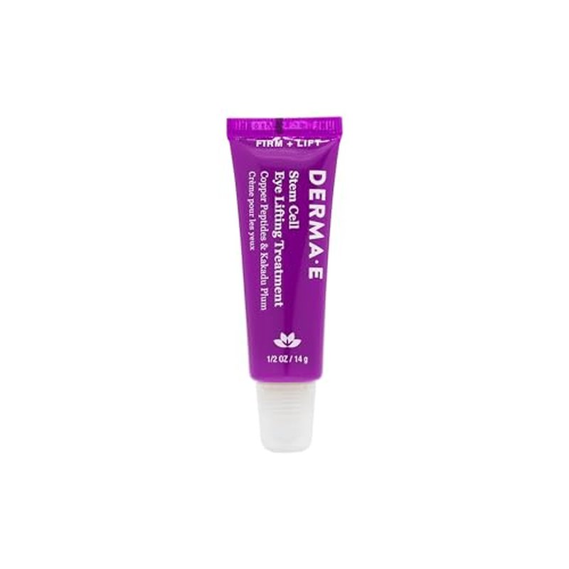 Derma E Stem Cell Lifting Eye Treatment ? Multi Action Firming and Tightening Under Eye and Upper Eyelid Cream - Hydrating and Revitalizing Moisturizer, 0.5oz
