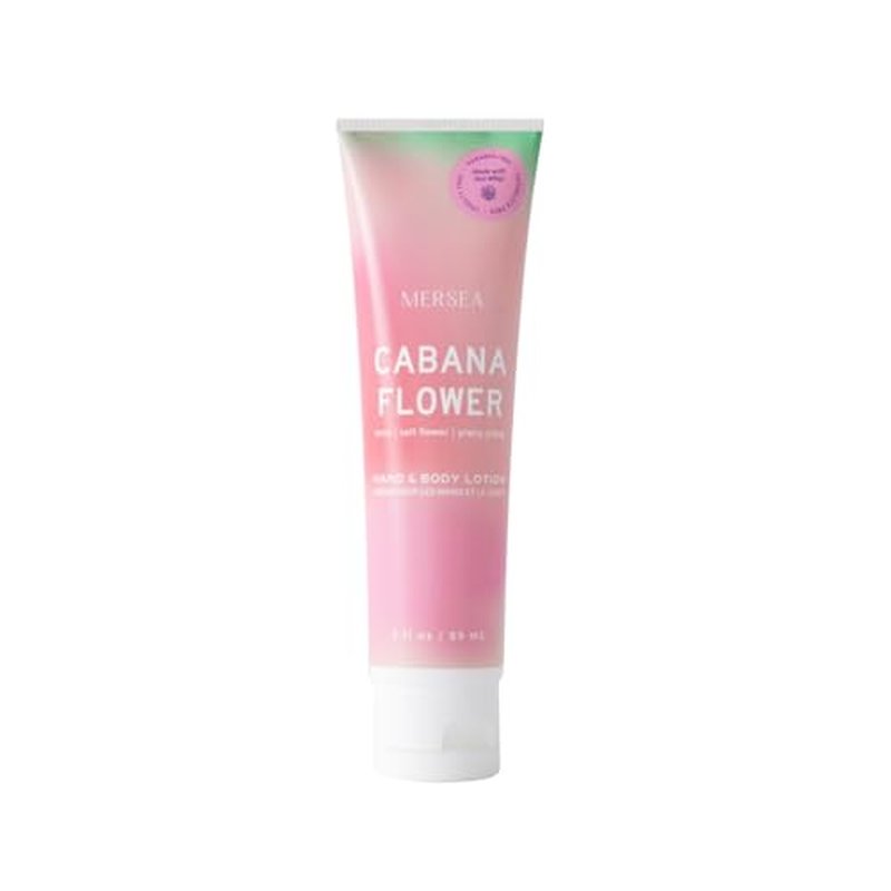 MERSEA Cabana Flower Sea Whip Hand and Body Lotion, Scented Travel Lotion (3 oz)