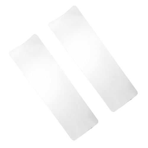 2Pcs Clear Hair Highlighting Board Dye Paddle Professional Hair Coloring Tool Highlighting Foil Board for Salon and Home Use Non Tooth Design for Easy Application