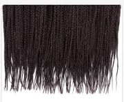 Medium Box Braids Crochet Hair - 30 Inch 3X Synthetic Braiding Extensions | 22 Strands, T1B/33 Color