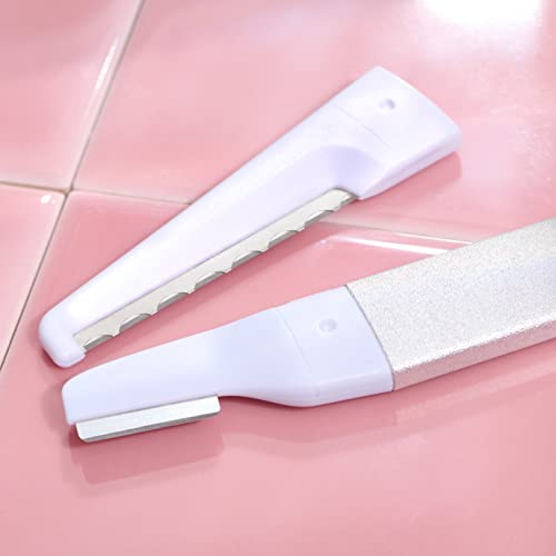 StackedSkincare Replacement Dermaplaning Blades - 3 Pack Refill for Face Dermaplaning Tool - Exfoliating Dermaplane Razor for Women Face - Removes Peach Fuzz & Dead Skin, Smooth Radiant Skin at Home