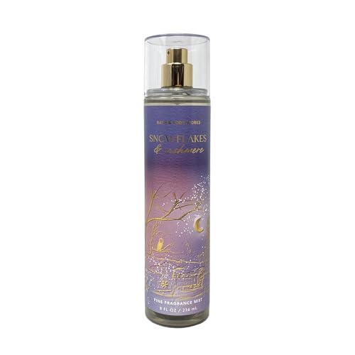 Bath & Body Works Fragrance Gift Sets (Snowflakes Cashmere Mist - Cream)