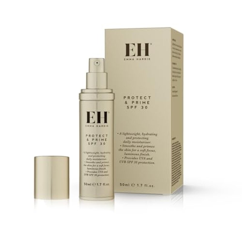 Emma Hardie Protect & Prime SPF 30 -| Moisturizer, Sunscreen, and Face Primer with SPF 30 and Vitamin E, Daily Facial Moisturizer with SPF