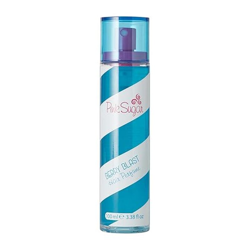 Pink Sugar Berry Blast Eau de Toilette Perfume for Women, Body Mist, Hair Fragrance, Sweet + Fruity Scent, Notes of Blueberries, Blackberries, Cotton Candy & Vanilla