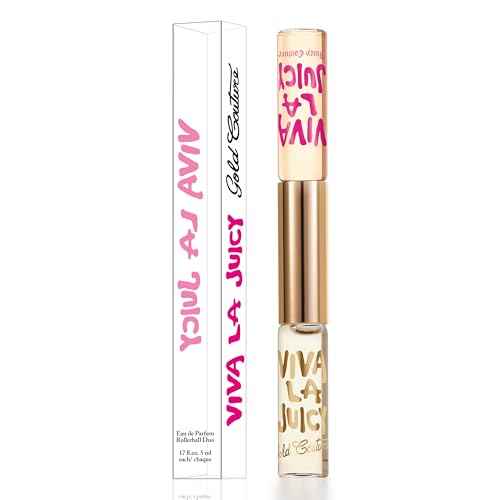 Juicy Couture Viva La Juicy Gold Eau De Parfum, Women's Perfume with Notes of Luscious Berry, Jasmine Sambac & Vanilla Cream - Fruity & Sweet, EDP Spray