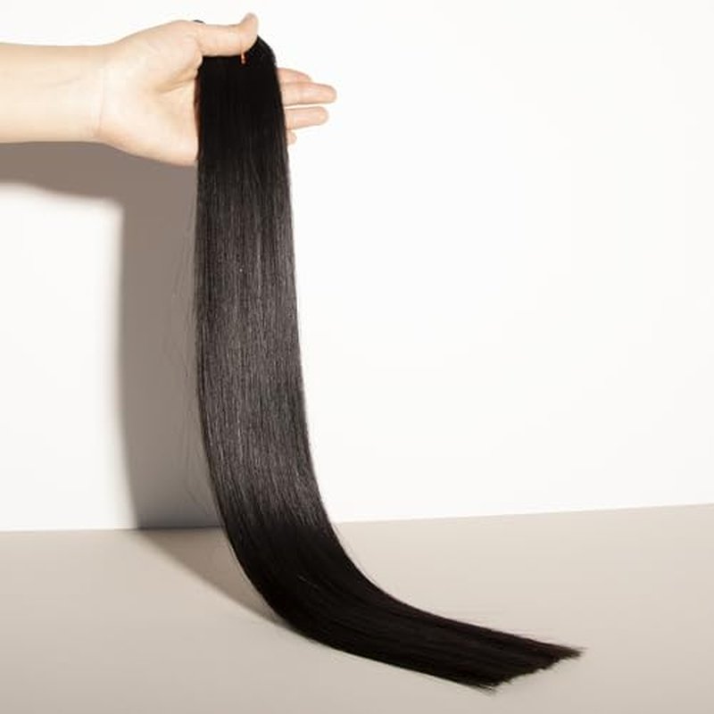 BLACKMOON Raw Human Hair Bundles, 16a Raw Indian Hair, 100% Unprocessed Virgin Straight Bundles, Triple Lifespan Than Regular Virgin Hair, 22 Inches Double Weft 100g/Bundle Natural Black
