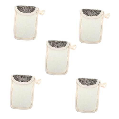 Angoily 5pcs Exfoliating Soap Net Soap Storage Pouches for and Release for Bathing and Shower Use