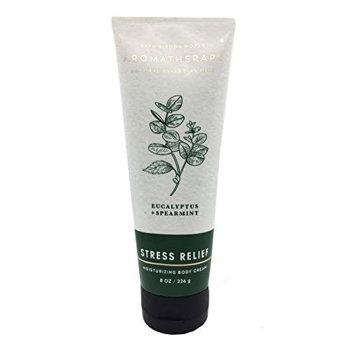 Bath & Body Works Aromatherapy Stress Relief Eucalyptus Spearmint Body Cream 8 Ounce