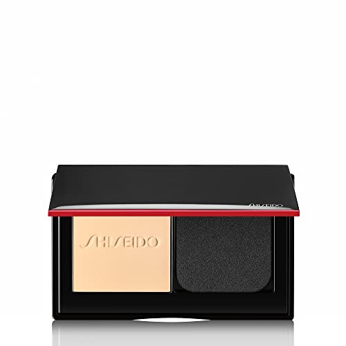 Shiseido Synchro Skin Self-Refreshing Custom Finish Powder Foundation - 24-Hour Sheer-to-Medium Buildable Coverage with Shine Control - Smudge Proof & Non-Comedogenic