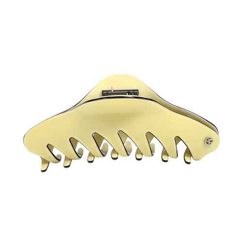 EVITA PERONI Hair Clips, Strong Hold Hair Claw Clip Jaw Clip for Thick Thin Durable Hair Clip for Women Girls Gifts, Bright Yellow