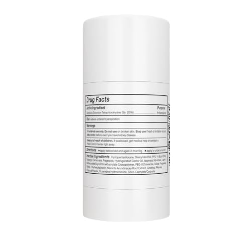 Carpe Clinical Strength Deodorant + Antiperspirant - Clinical Grade Solid Stick - Combat Excessive Underarm Sweating + Hyperhidrosis (Mandarin Scent)