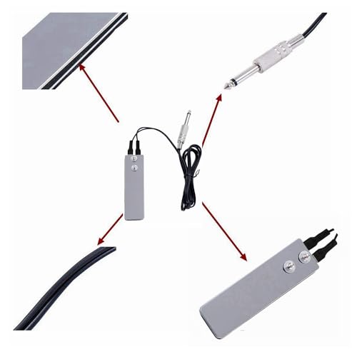 Tattoo Foot Pedal Switch,Mini Flat Stainless Steel Pedal Tattoo Machine Metal Tattoo Power Switch Tattoo Power Supply For Tattoo Power Machine Guns Tattoo Kits Tattoo Supplies