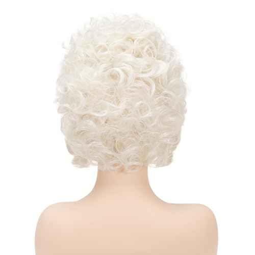 Victorian Wig for Women Curly Blonde Marie Antoinette Wigs,Vintage Beehive Wig18th Century Rococo Costume Cosplay Wigs Party Halloween