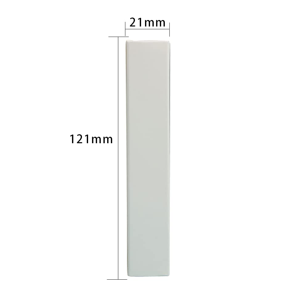 COSIDEA 50 PCS Empty White Lip Gloss Boxes W21 xW21 xH121mm / 0.83*0.83*4.76 inch, Cosmetic Perfume / Mascara Box Packaging for Small Business Wholesale, small Kraft Paper Box Luxury Holder Wrapping