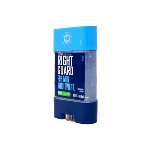 Right Guard Sport Edition Antiperspirant & Deodorant Clear Gel, Fresh Scent, 3 oz (Pack of 6)