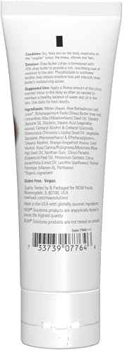 NOW Solutions, Shea Butter Lotion, Intense Moisture for Extremely Dry Rough Skin, 4-Ounce (Pack of 2)