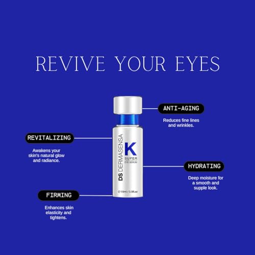 K Super Eye Serum, 0.5 fl oz (15ml) ? Vitamin K & Arnica Formula for Dark Circles & Puffiness