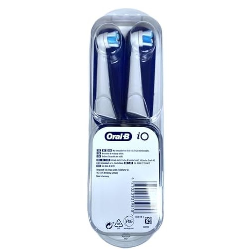 HEALTH AZ+ Oral B IO Ultimate Clean Toothbrush Head WHITE 4 Count