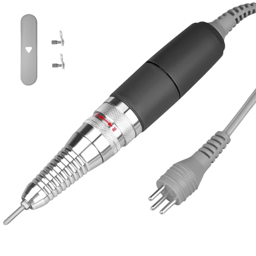 Nail Drill Handpiece for UP200 Machine, HoMove 35000RPM Professional Electric Nail File Handle Replacement 3 Pins, Low Noise and Comfortable (Only Handpiece)