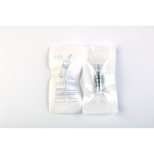10 Pcs Microneedling Cartridges, 0.25mm, 16 Pins & 36 Pins for Dr. Pen M8 & M7S ? Skin Rejuvenation, Anti-Aging, Professional Use (16-Pin)