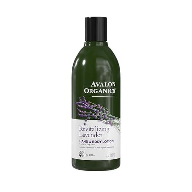 Avalon Organics Hand & Body Lotion, Nourishing Lavender, 12 Oz