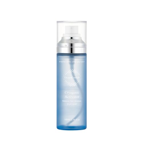 OxygenCeuticals Cryogenic Activator ? Mineral-Rich Deep Sea Water Mist with Dissolved Oxygen, Soothing & Regenerating Spray for Soothing, Clinically Tested Non-Irritating. 3.38 fl.oz (100ml)