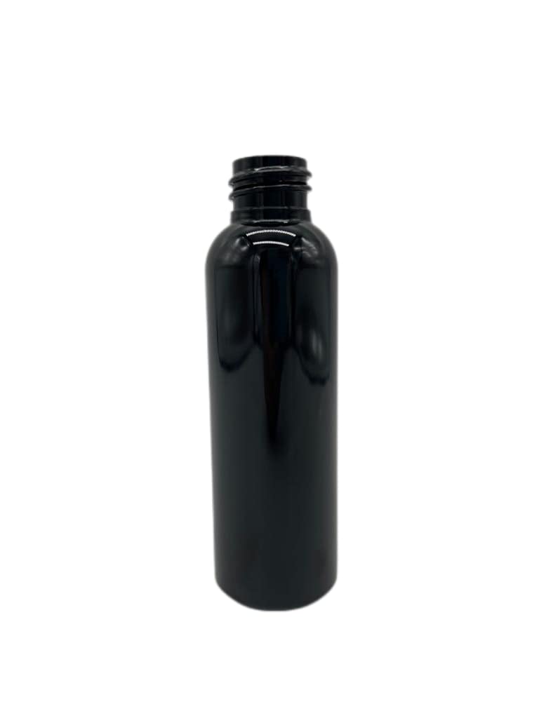 Natural Farms 2 oz Black Cosmo Plastic Spray Bottles -12 Pack Empty Spray Bottle Refillable - BPA Free - Essential Oils - Aromatherapy | Black Fine Mist Sprayers with Dust Caps - Made in the USA